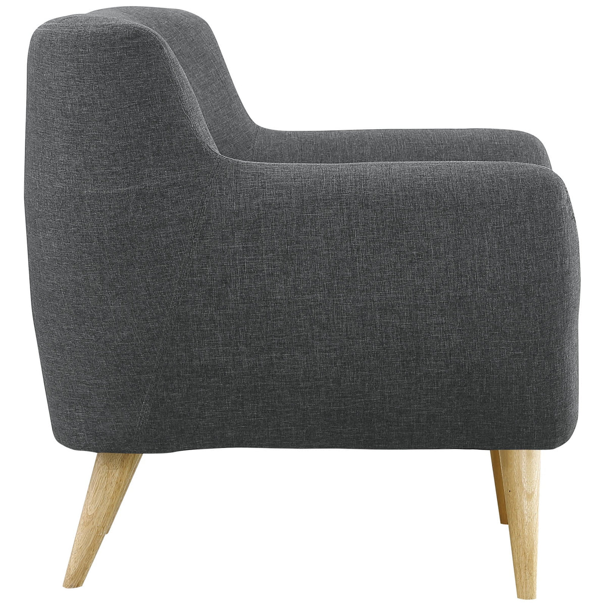 Grey Fabric Plywood Two PCS Living Room Set W389