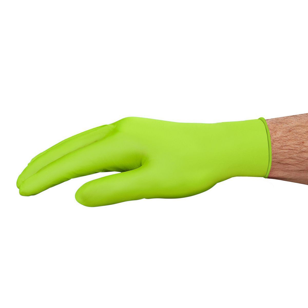 Nitrile Powder-Free Gloves, 100-Pack, Large, Green B210525