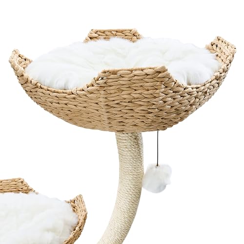 73" Tall Modern Cat Tree Scratching Tower B9948