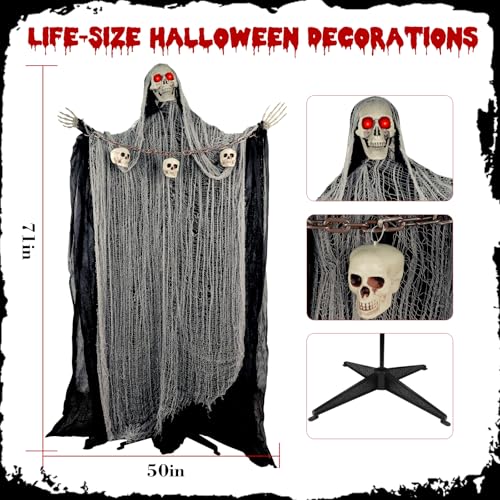 71" Halloween Animatronics Decor with Sound T941