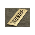14x22 Brass Grille with Mounting Holes I599657