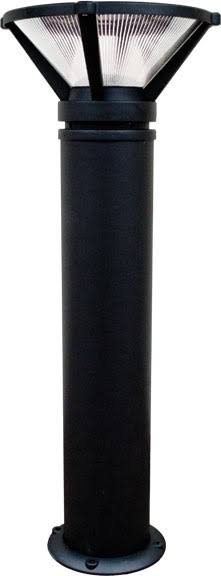 13W 120V Powder Coated Cast Aluminum Bollard with Lamp Bronze T670