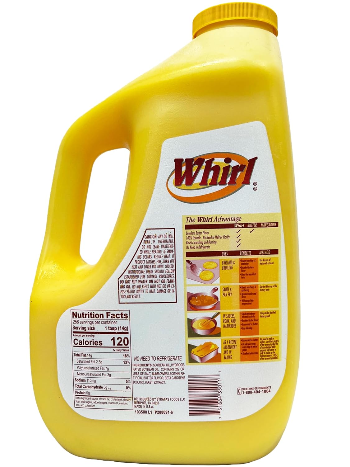 1 Gallon Liquid Butter Flavor Oil and Garlic Liquid Butter Flavor Oil with Measuring Spoons O873