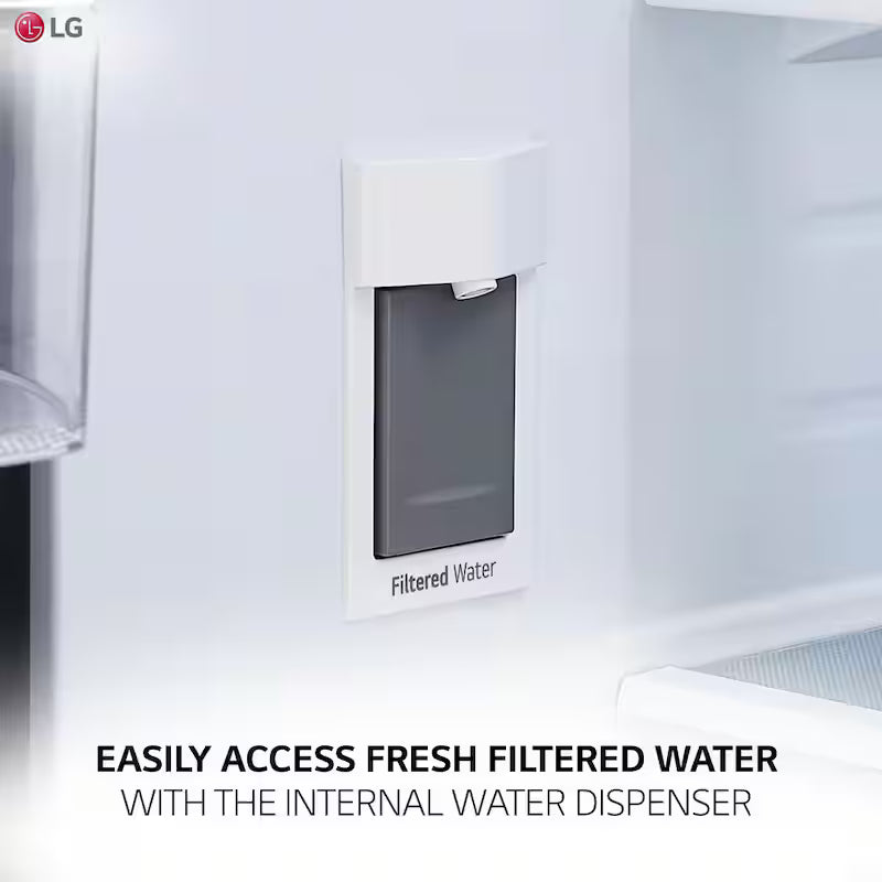 27 cu. ft. Smart Counter-Depth French Door Refrigerator with Internal Water Dispenser N12307