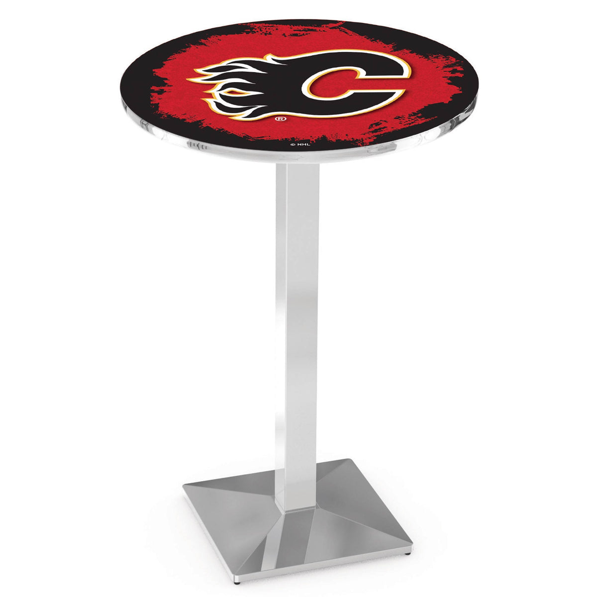 Chrome Pub Table 36 inch H10640
