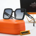 Fashion Big H Hollow Temple Polarized Sunglasses C554988