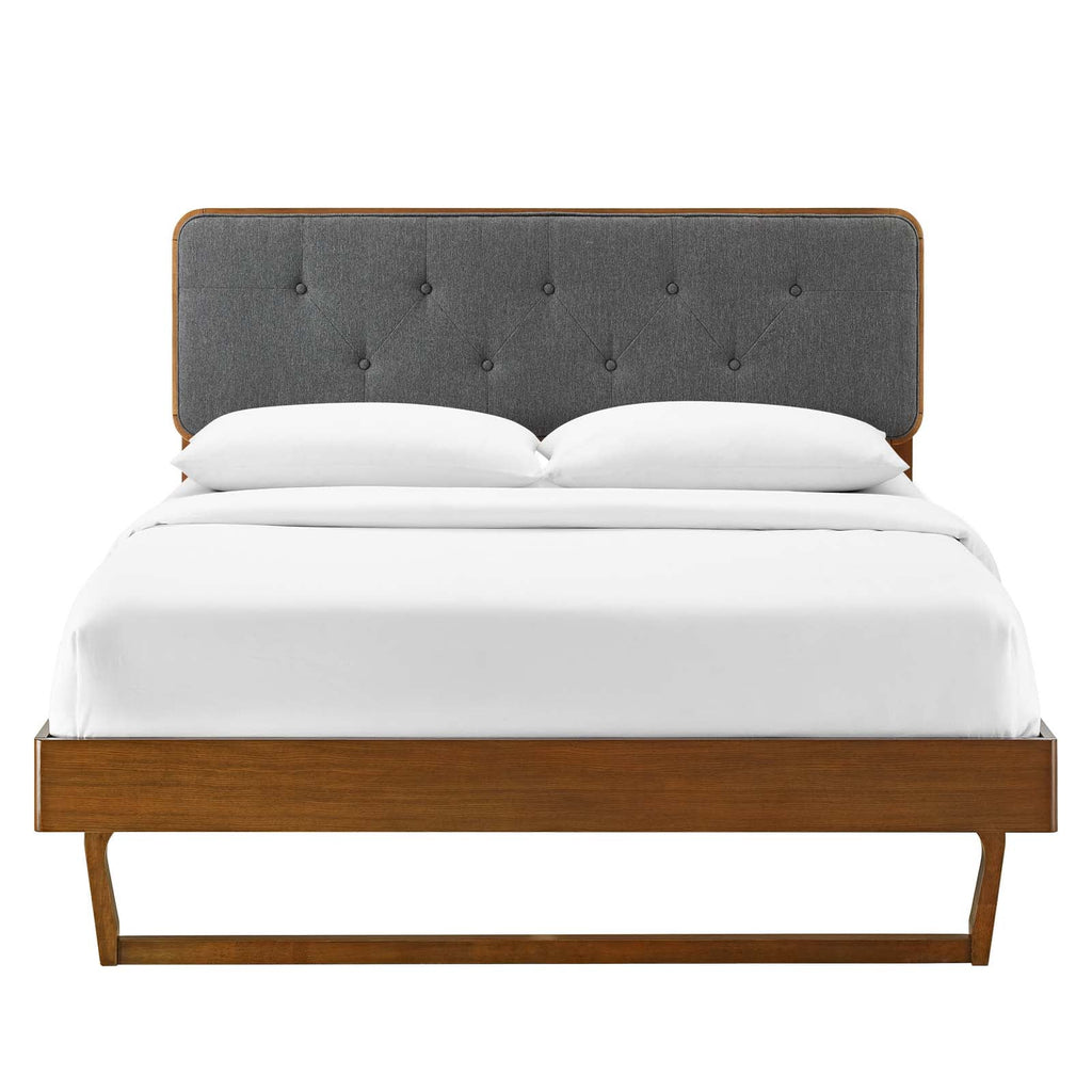 Twin Size Wood Platform Bed Frame V9462