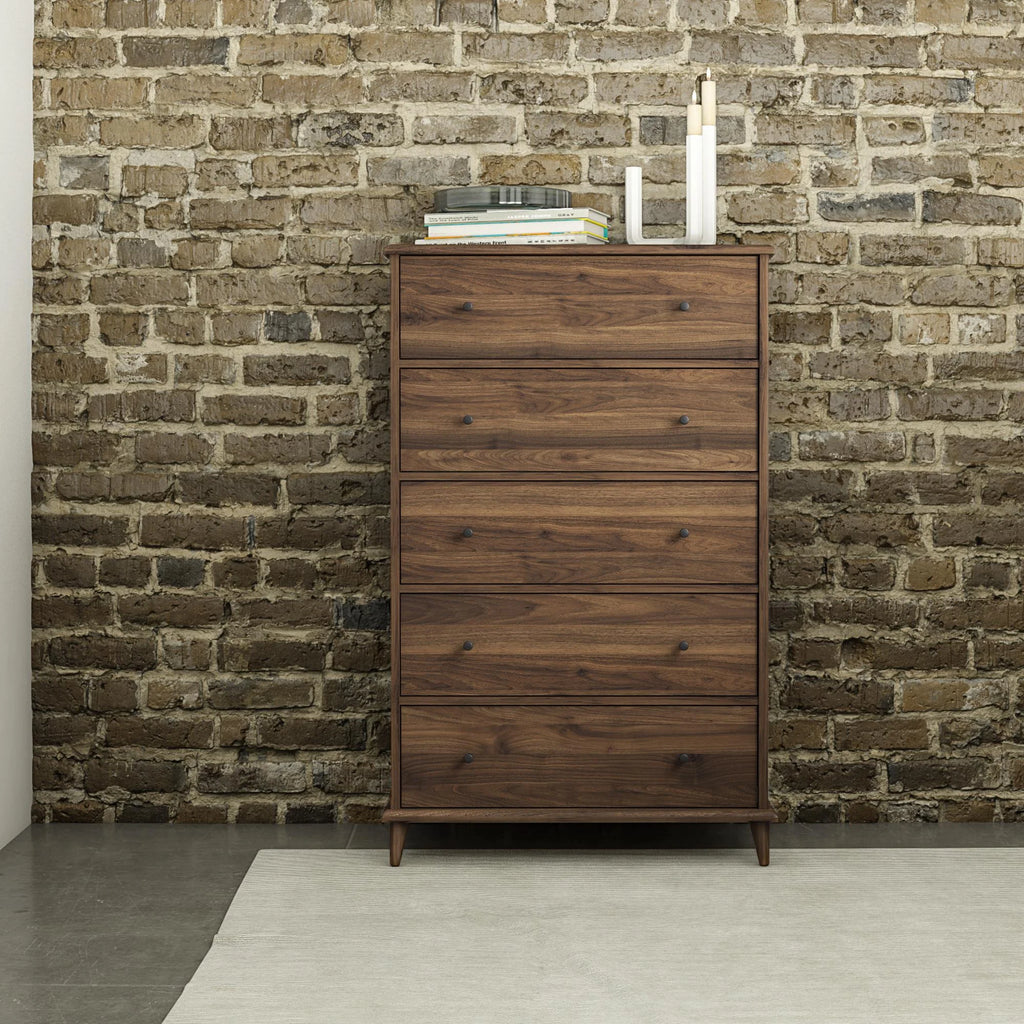Ivory Oak 5-Drawer Dresser A391438