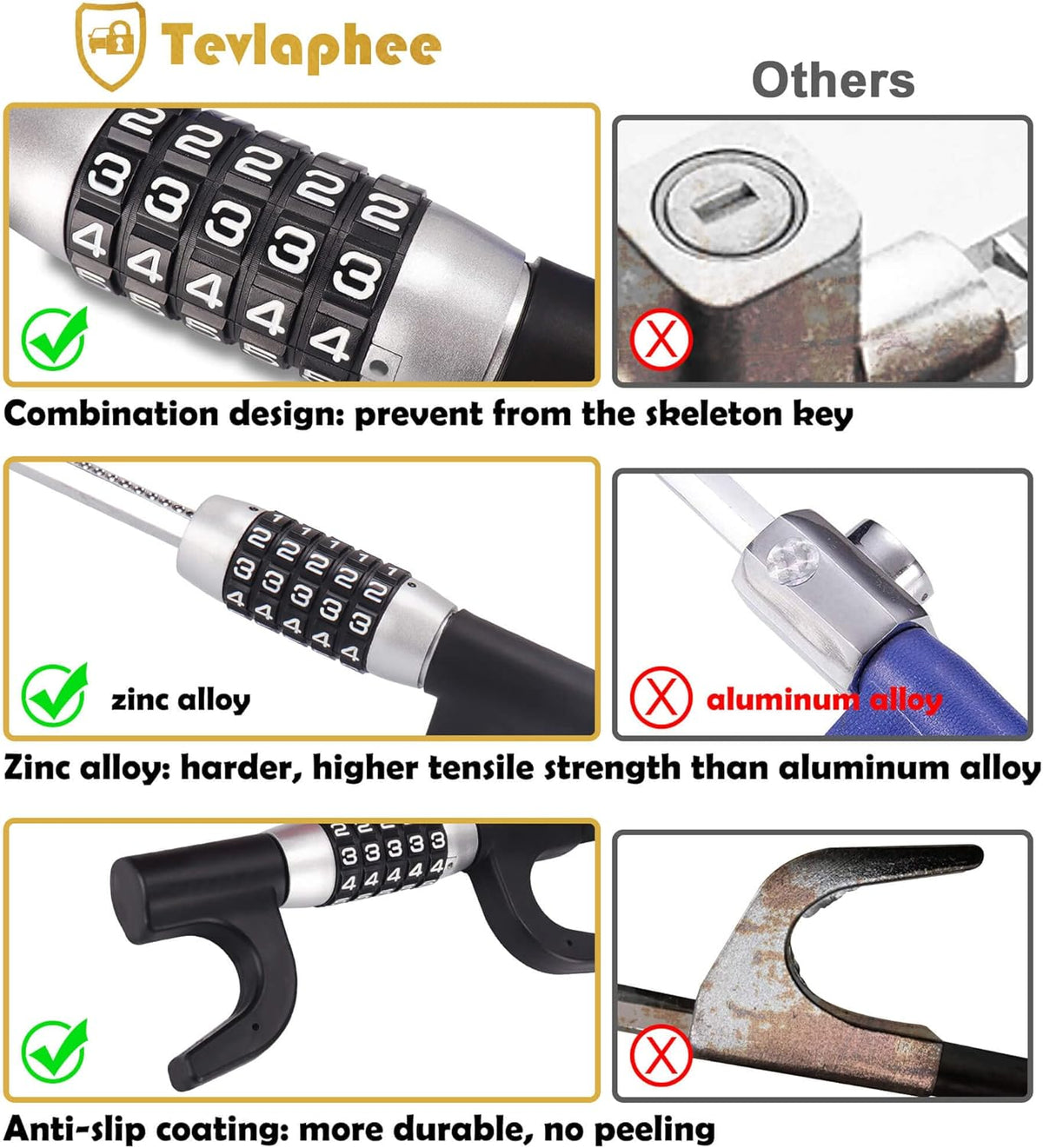 Steering Wheel Lock Anti Theft Extendable Heavy Duty Universal Car Truck SUV I6810