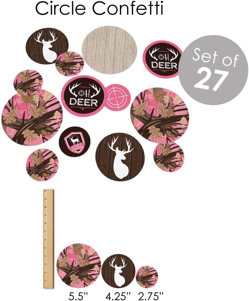 Pink Gone Hunting Deer Hunting Camo Banner Decoration Kit G792298