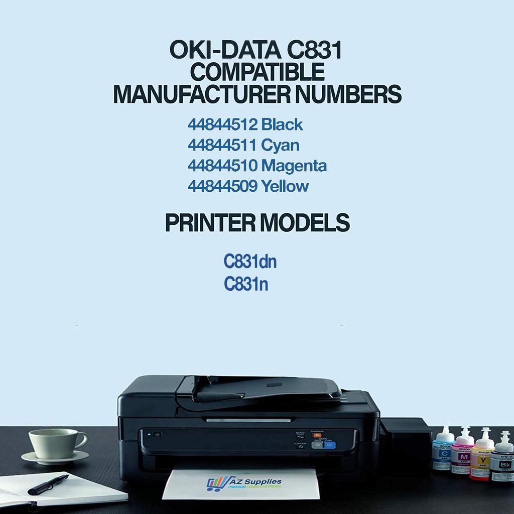 Compatible Toner Cartridge 4-Packs for Okidata C831 H899051