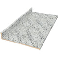 8 ft. Cream Laminate Countertop with Eased Edge W972