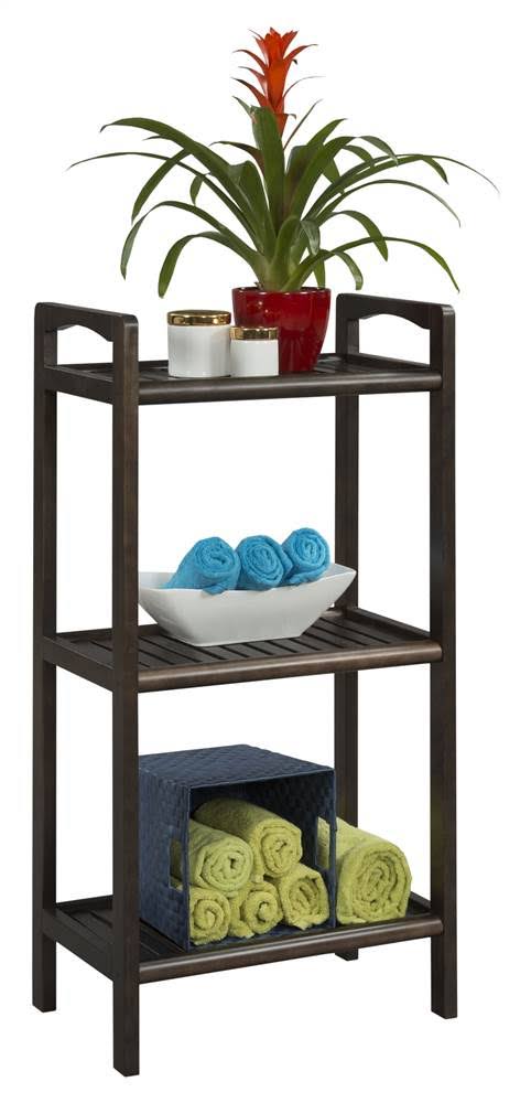 Solid Birch Wood 3 Shelf Tower Z784