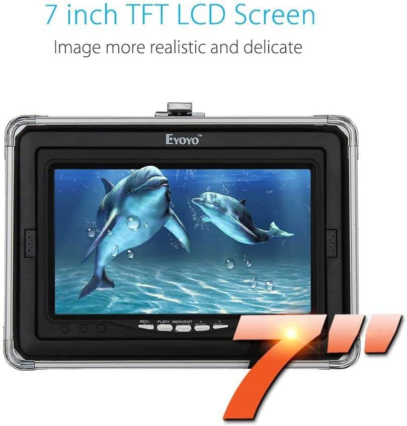 7 inch LCD Monitor 1000TVL Camera 12pcs IR LED DVR Fishing Camera I8783