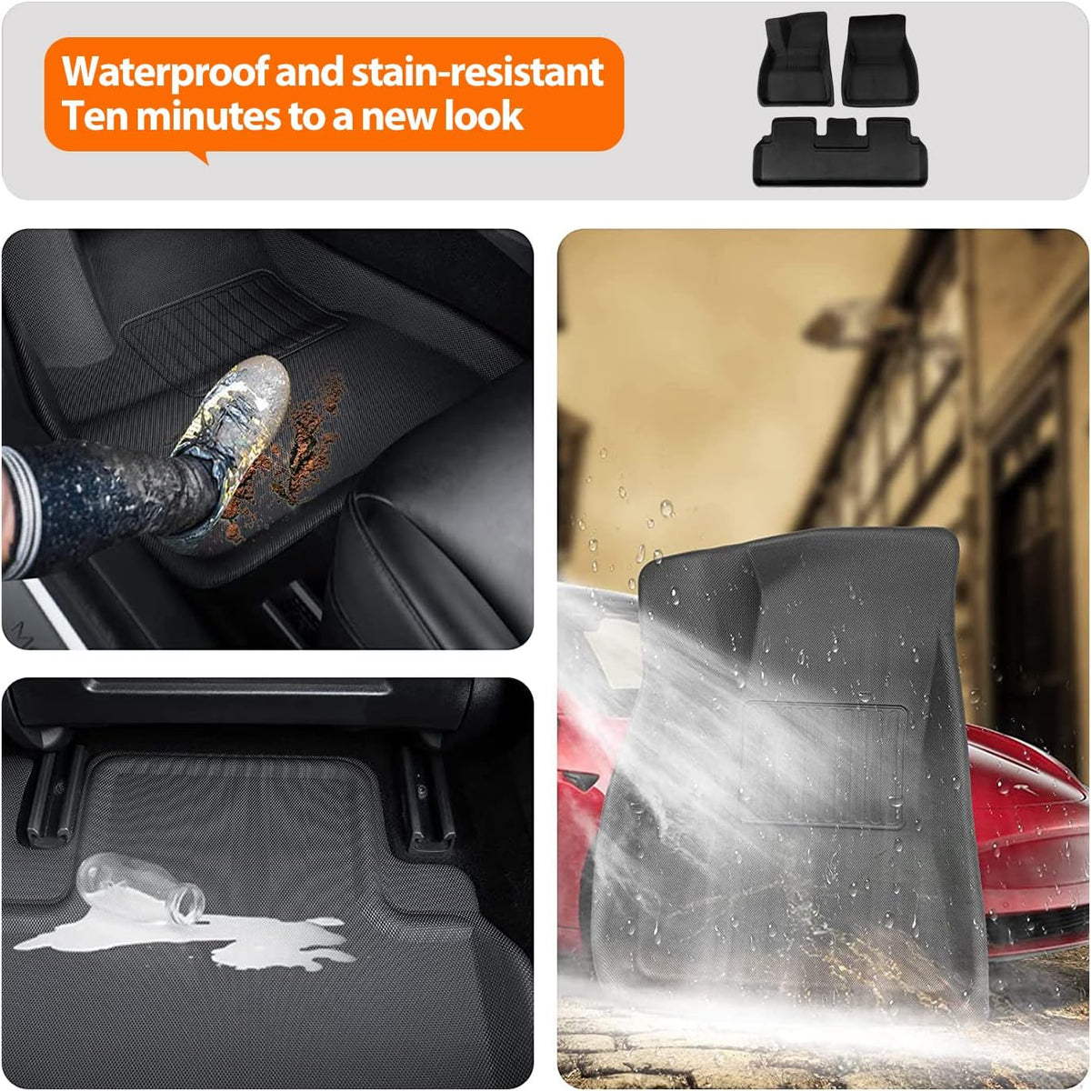 All Weather Anti-Slip Waterproof Floor Liners P518338