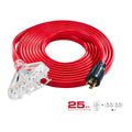 25 ft. 30 Amp 125/250V 4-Outlet Generator Extension Cord G2200