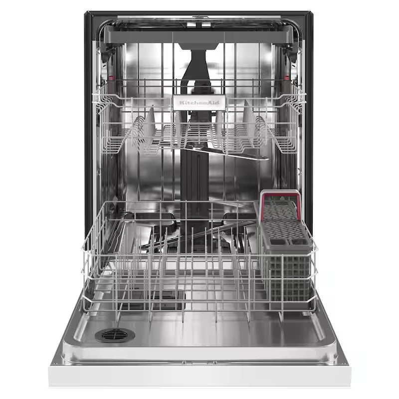 White Front Control Tall Tub Dishwasher with Third Level Rack Q1830
