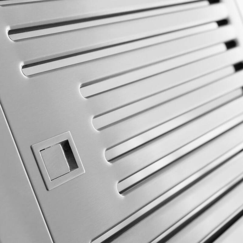 30 in. 400 CFM Convertible Island Mount Range Hood in Stainless Steel G83630
