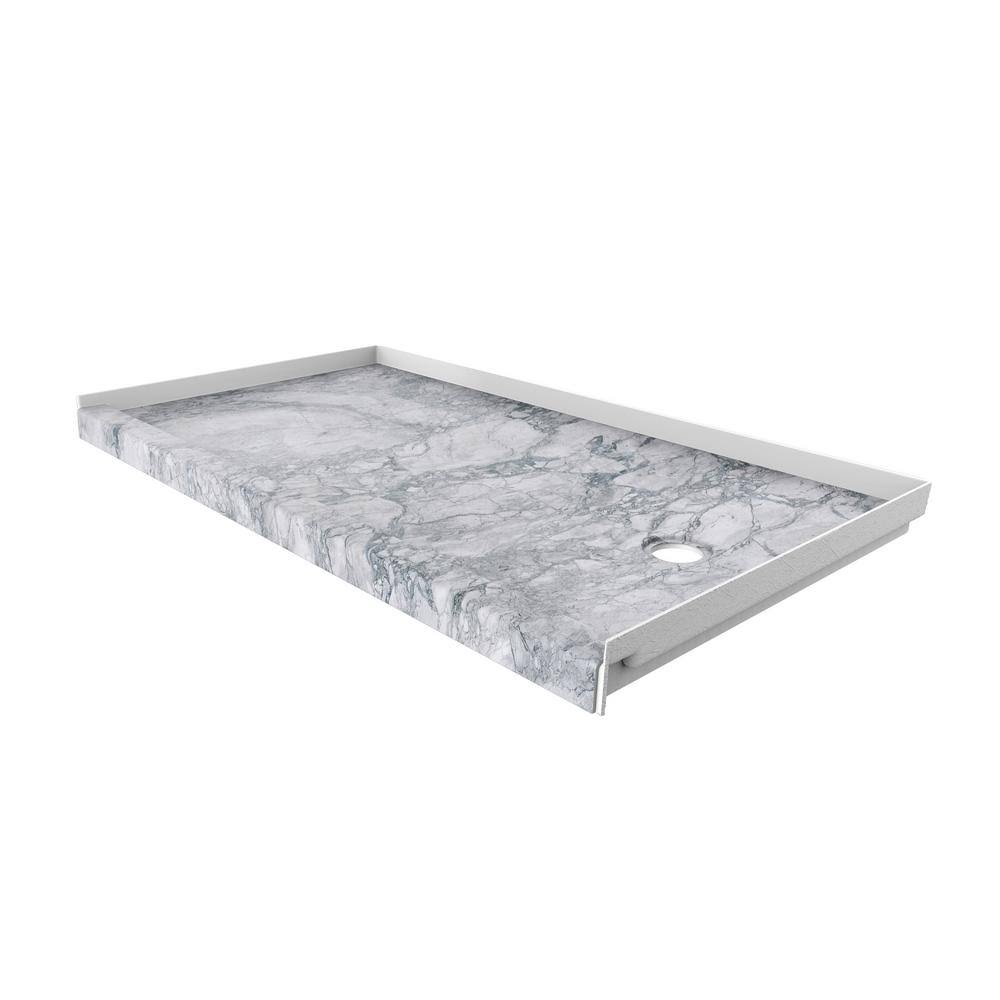 32 in. x 60 in. Single Threshold Shower Base with Right Hand Drain F44823