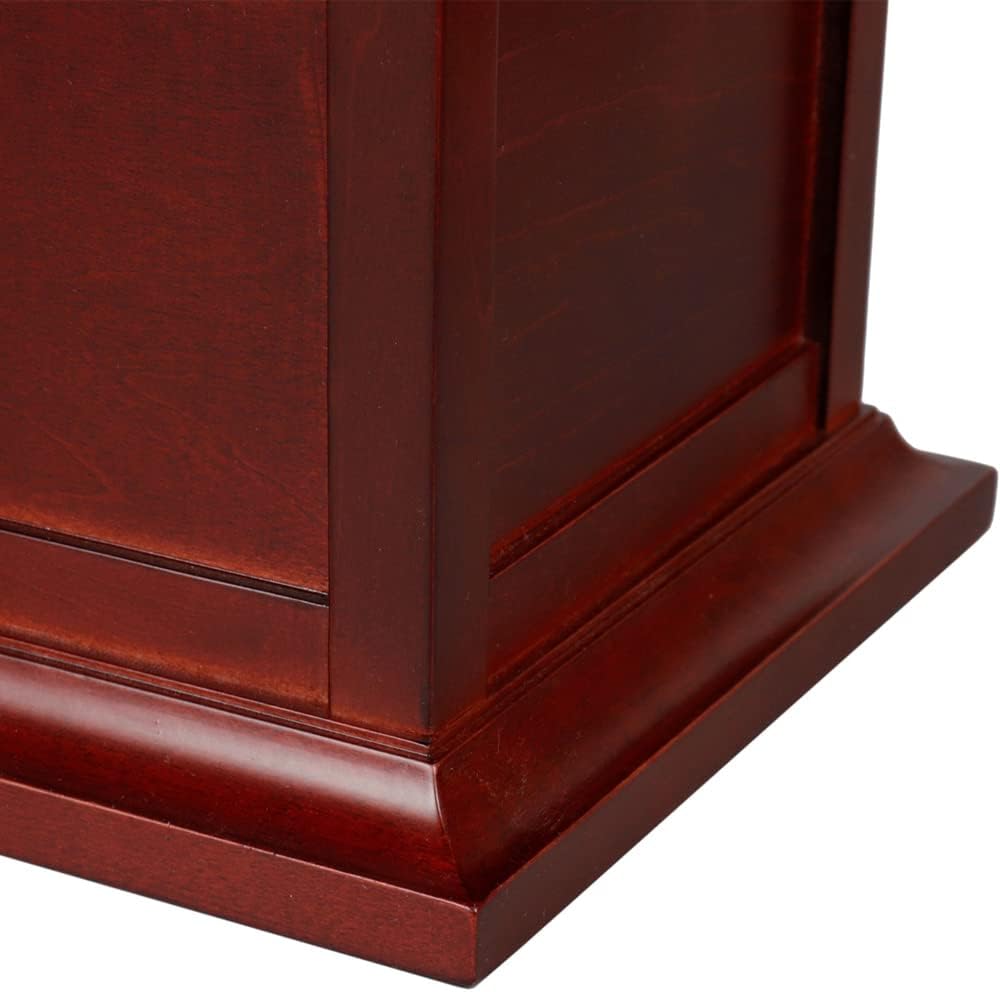 Cherry Solid Wooden Cremation Urn R7948