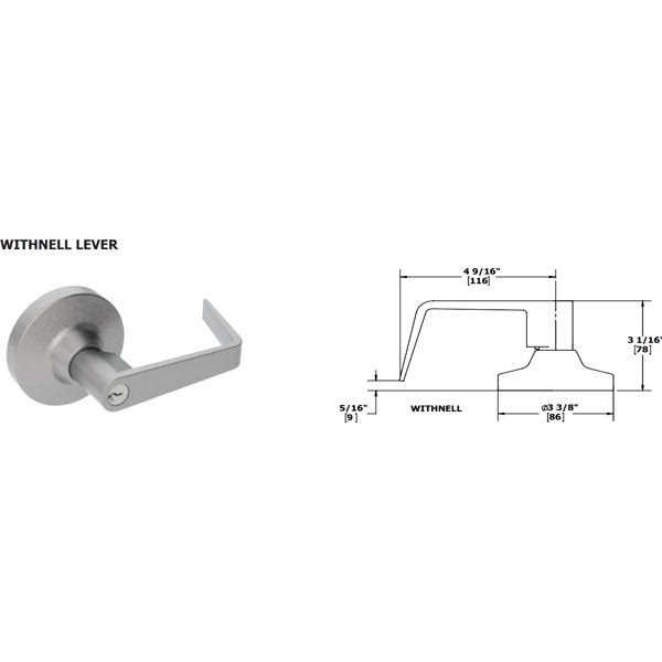 Grade 2 Cylindrical Lock Privacy F715738
