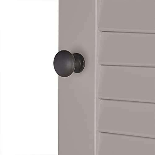 Taupe Tall Corner Cabinet L22716