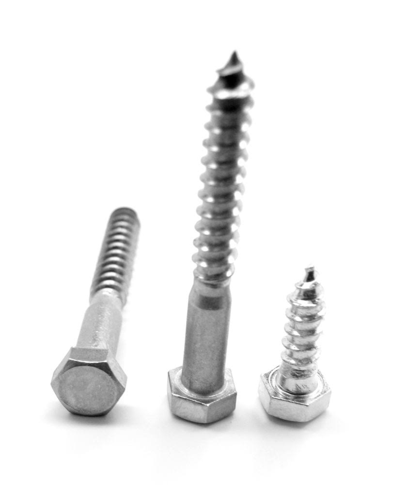 5/8x22-5 x 12x22 Hex Lag Screw Low Carbon Steel Zinc Plated I15780