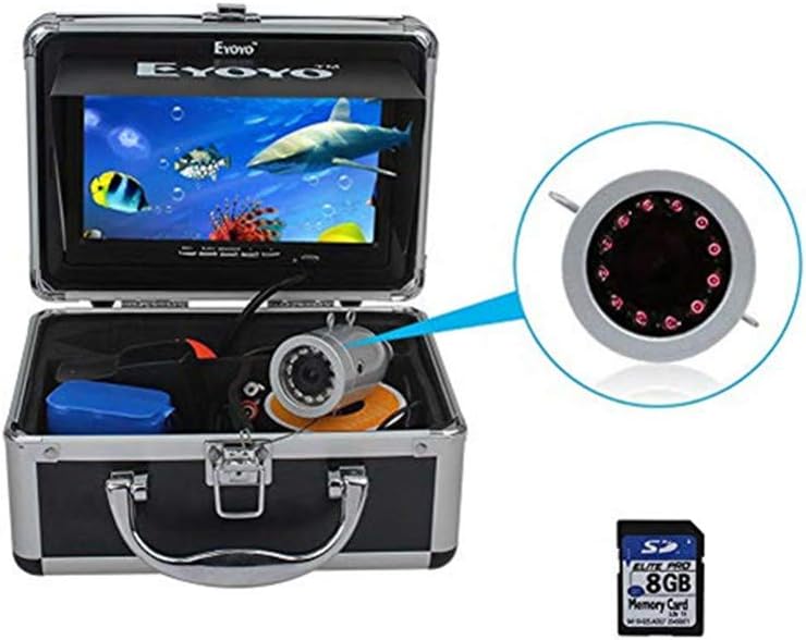 7 inch LCD Monitor 1000TVL Camera 12pcs IR LED DVR Fishing Camera I8783