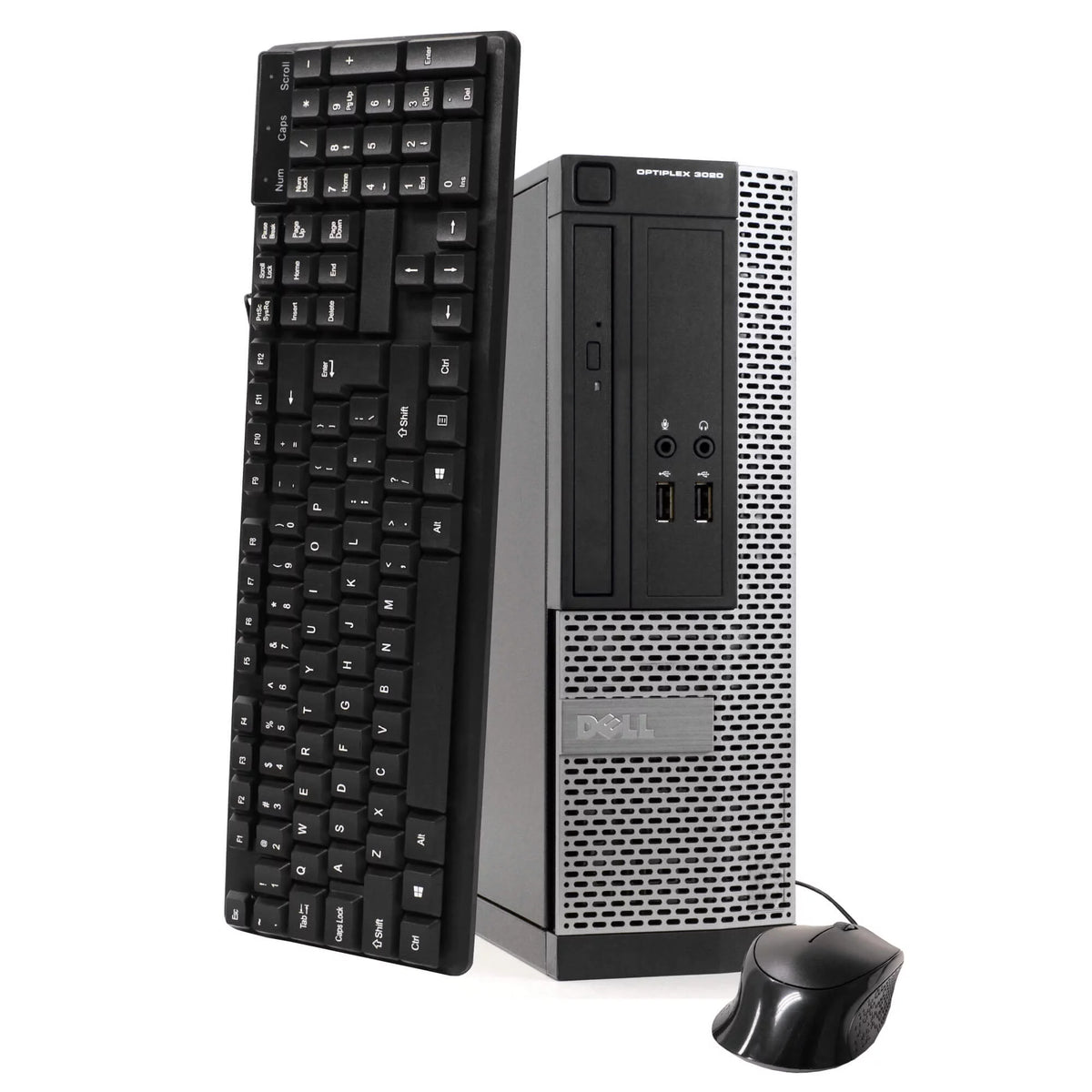 Restored Dell Optiplex 3020 Desktop Tower Computer, Intel Core i5, 16GB RAM, 2TB HD, DVD-ROM, Windows 10 Home, Black C880127