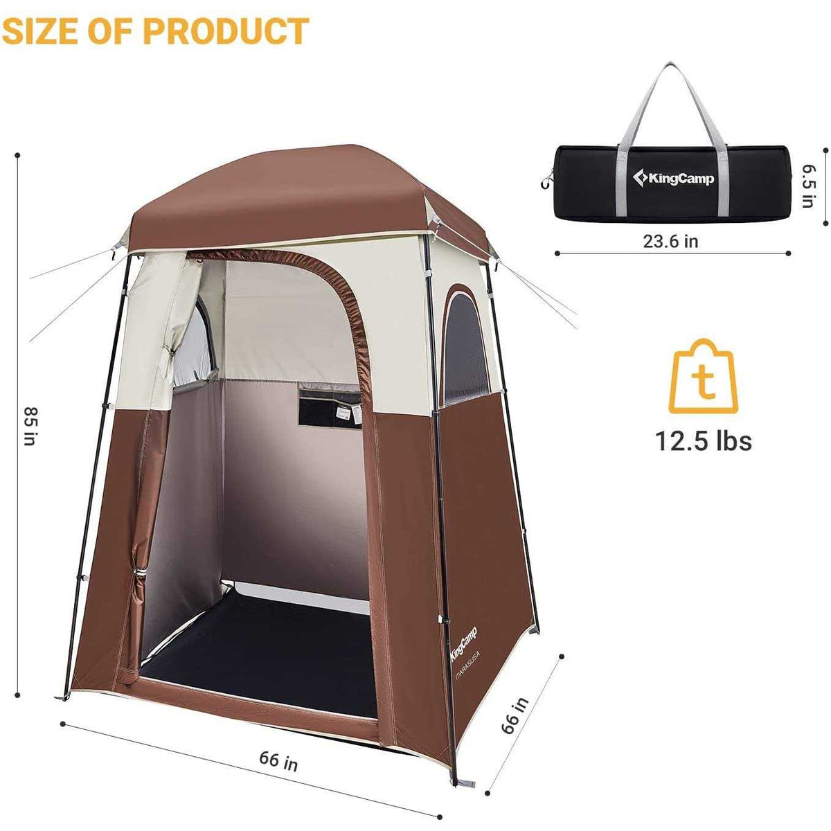 Oversize Outdoor Shower Tent Changing Room Q355
