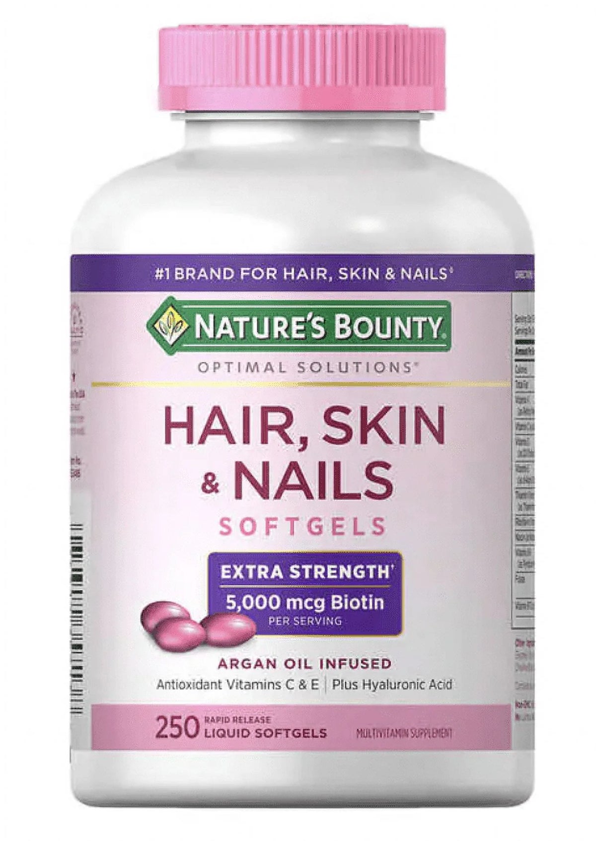 250 Softgels Hair Skin and Nails U30856