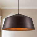 Antique Brown Dome Industrial Pendant X12334