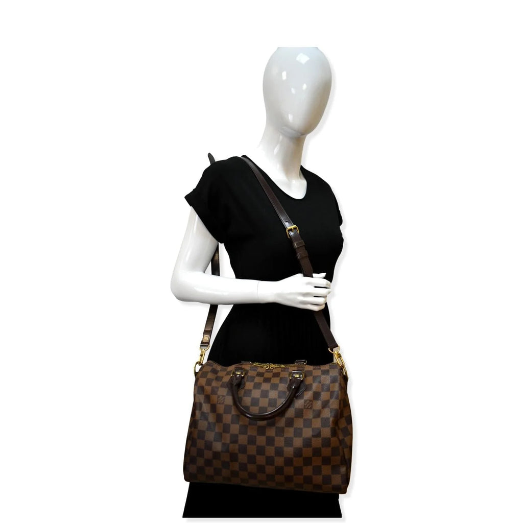 Pre-owned Brown Damier Ebene Satchel Bag W46223