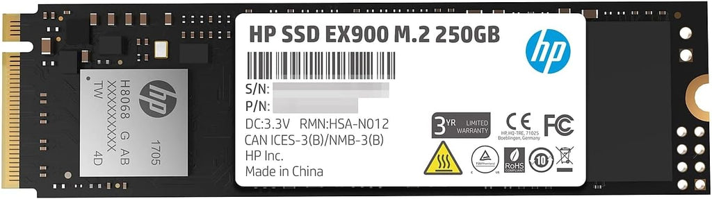 500GB PCIe 3.0 X4 Nvme Internal Solid State Drive Pack of 2 D7062