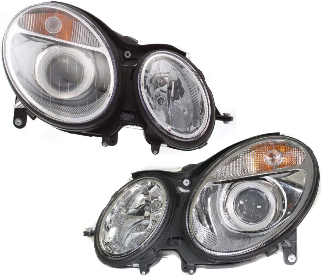 Mercedes-Benz E320 Headlight Pair Driver and Passenger Side CAPA Certified X293