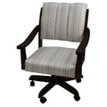 Natural Black Swivel Wood Dining Chair K480