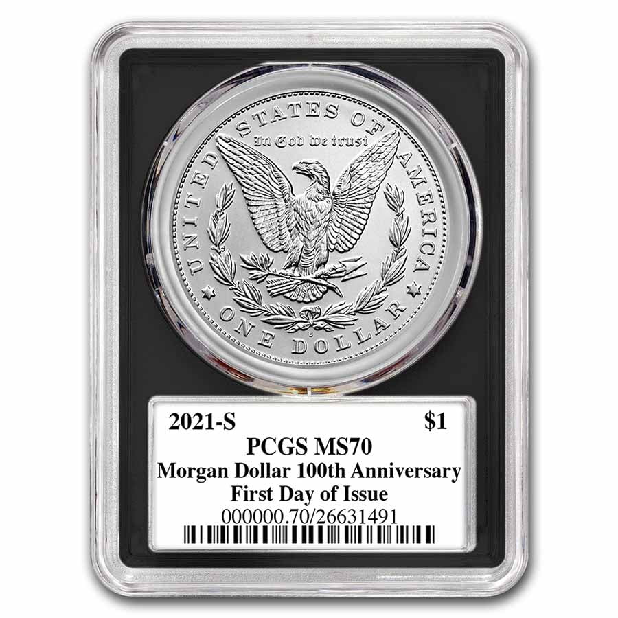 Silver Morgan Dollar MS-70 PCGS X504165