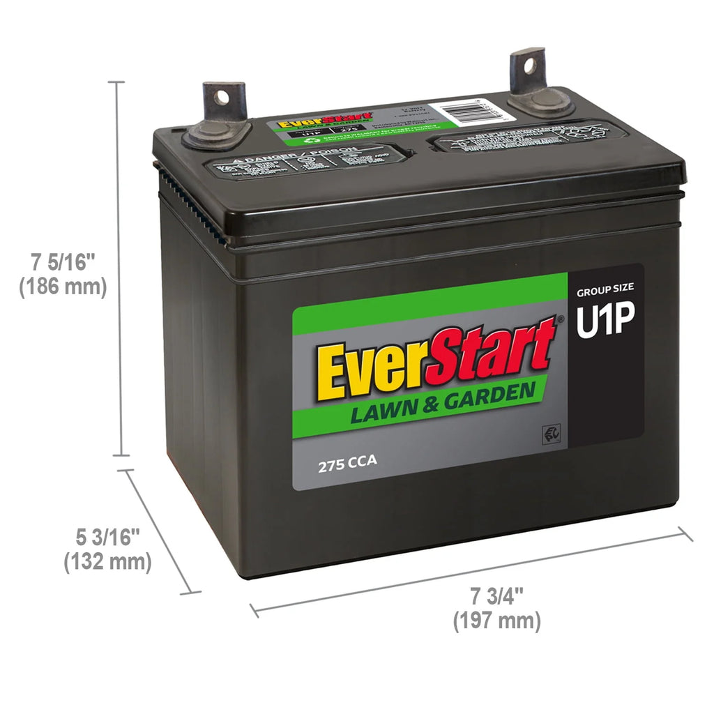 Group Size U1P 12 Volt 275 CCA Lawn and Garden Lead Acid Battery F743799