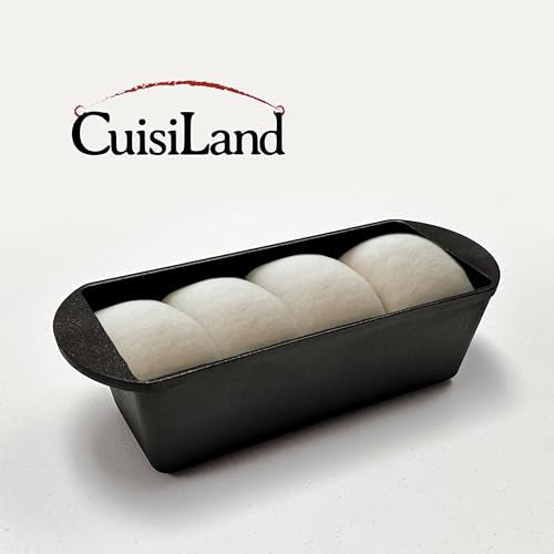 Rectangular Cast Iron Bread Loaf Pan with Lid L42485