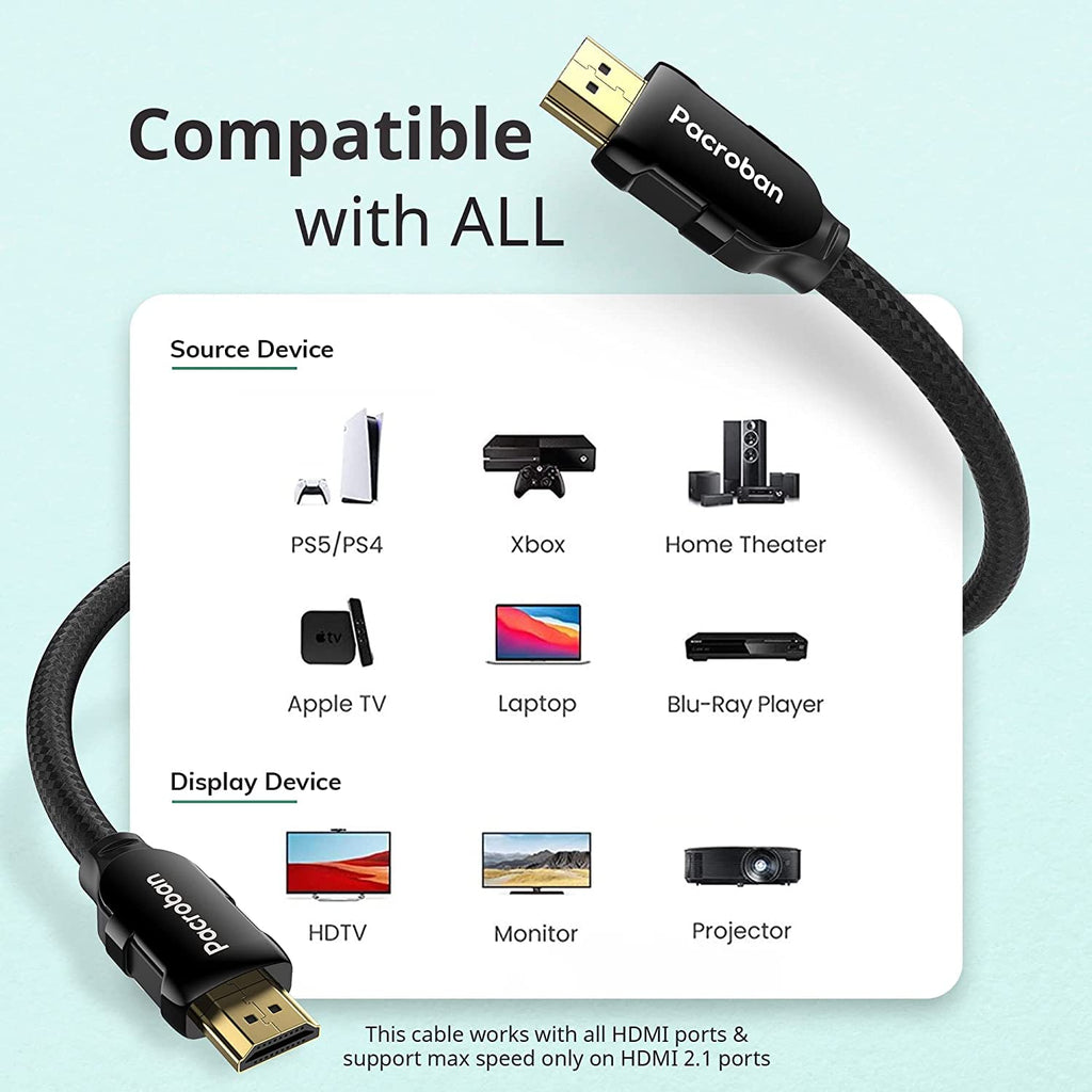 8K HDMI 2.1 Fiber Optic Cable 75ft D40414