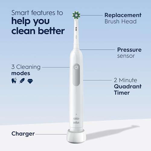 Black and White Electric Toothbrush, 2 Count W856