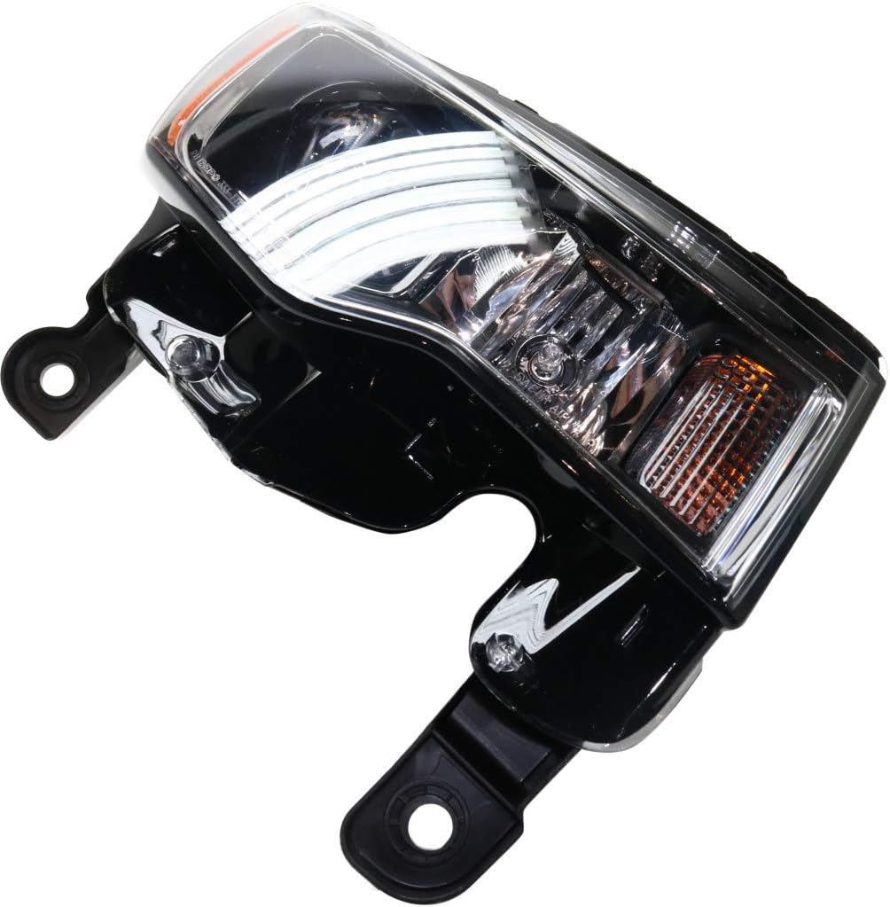 Jeep Grand Cherokee Passenger Side Chrome Halogen Headlight Assembly V557249