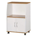 White Microwave Cart M51707