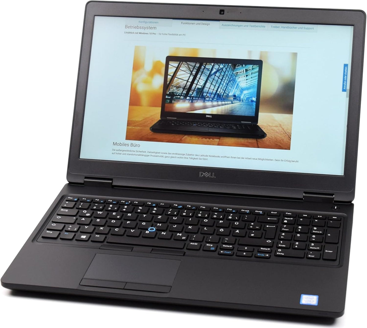 15.6in HD Intel Core i5-7300U 16GB DDR4 256GB SSD Win 10 Pro Laptop T5752