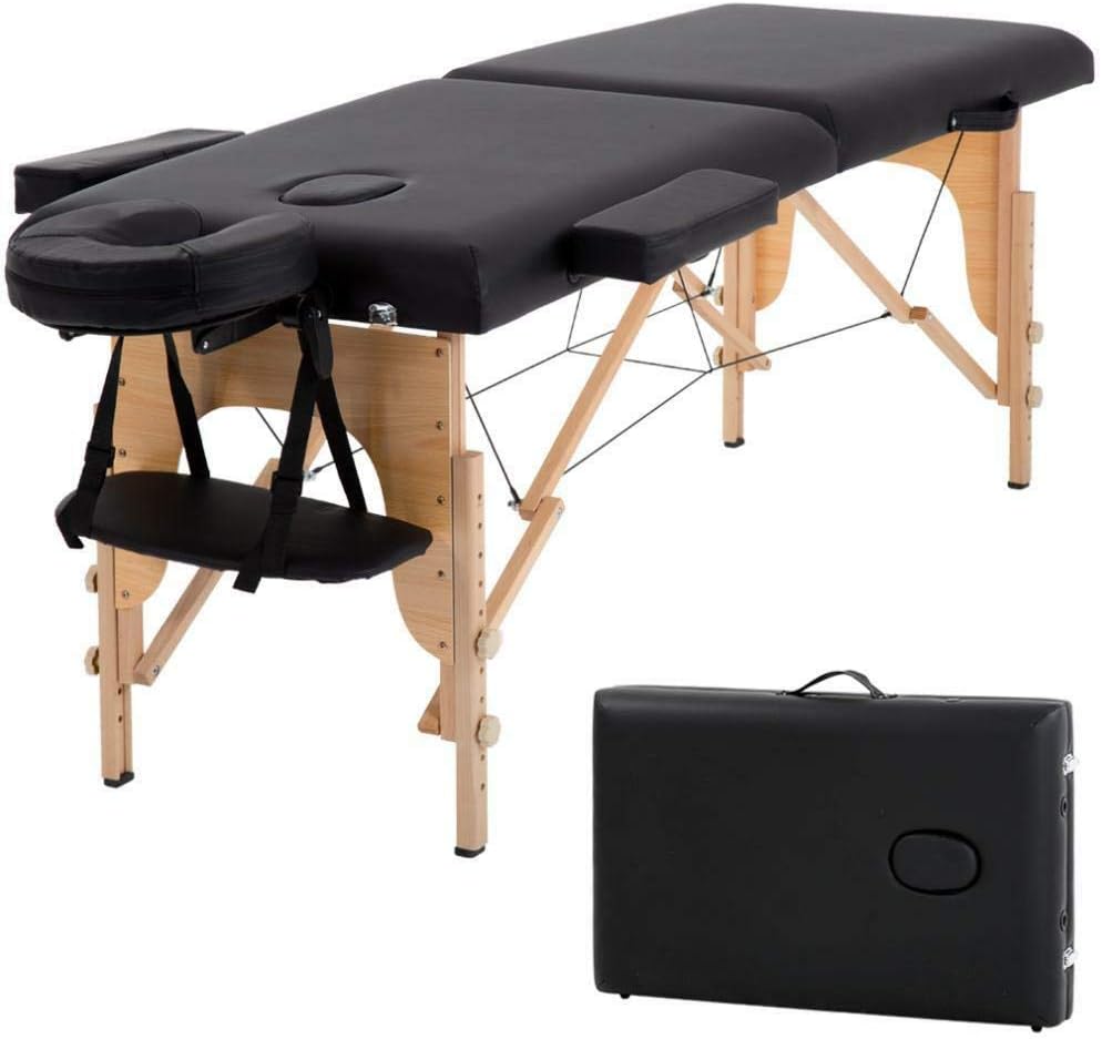 Portable 73 Long Folding Massage Table with Carry Case Y4636