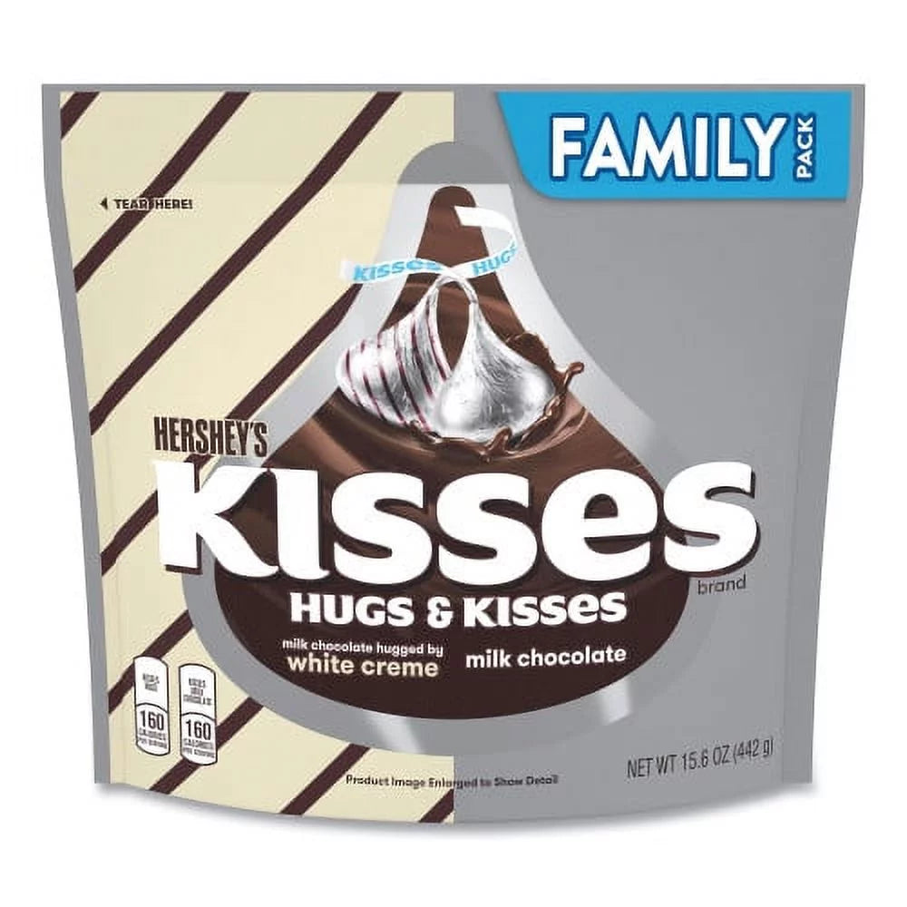 15.6 oz Hershey's KISSES and HUGS Assortment Bag R329