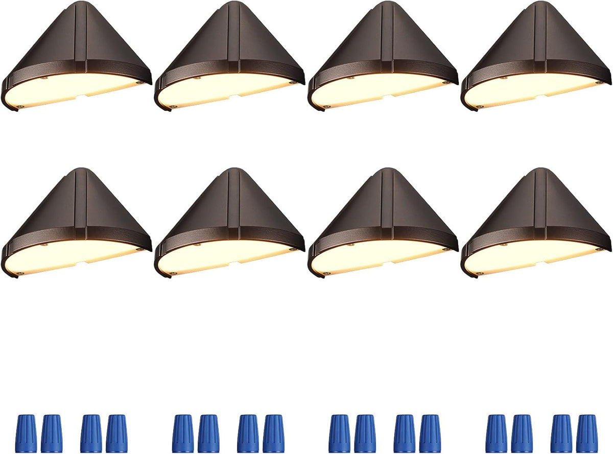 8-Pack 12V Low Voltage Deck Lights Q44058