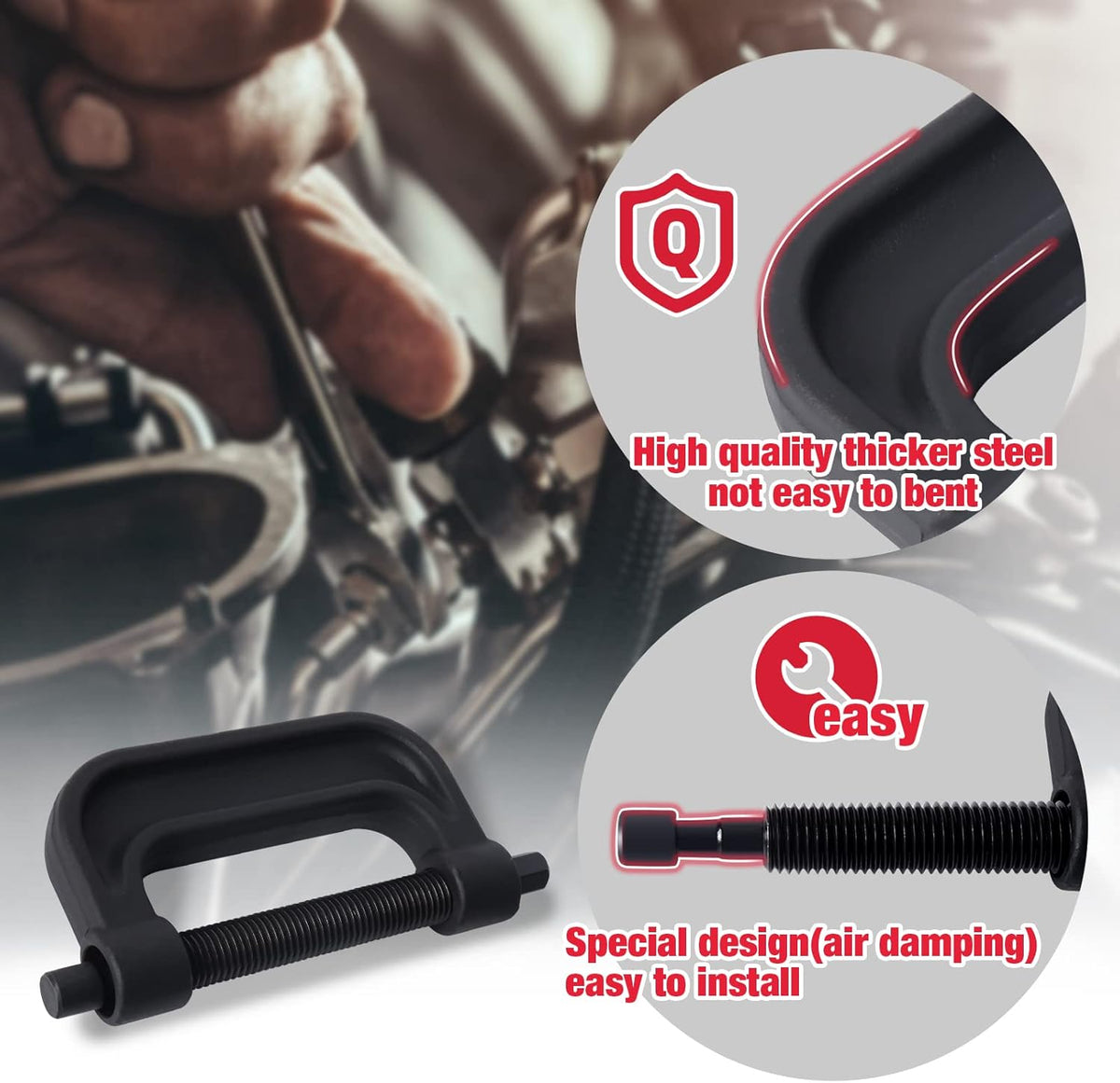 Adjustable Ball Joint Press Kit U Joint Remover Install Tool V750793