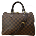 Pre-owned Brown Damier Ebene Satchel Bag W46223