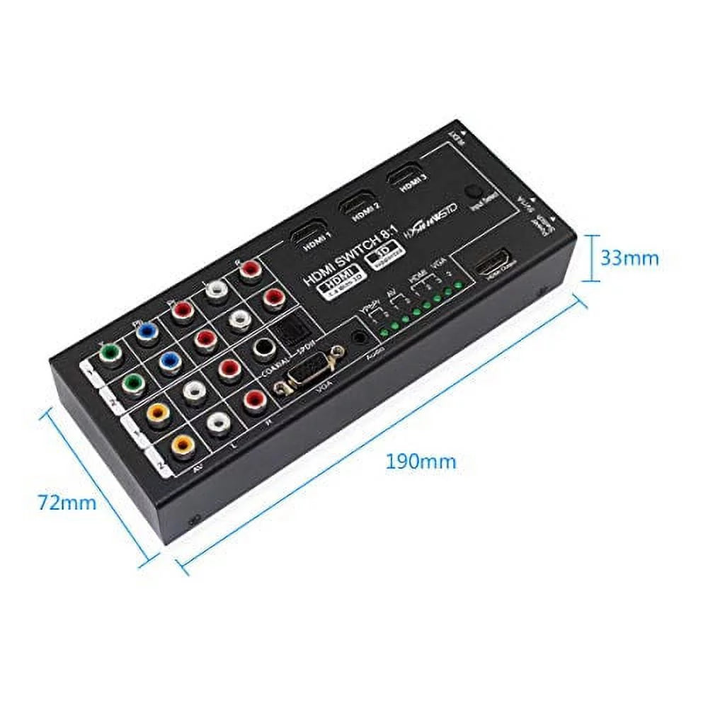 HDMI Converter with 8 Inputs to One HDMI Output U7230